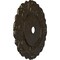 Ekena Millwork Angel Medallion (Canopies up to 15 3/4"), 32 1/4"OD x 3 5/8"ID x 1 1/8"P, Stone Hearth Crackle CM32ANSHC - alternate 5